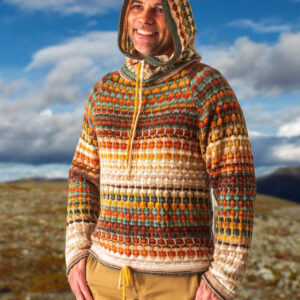 men's sweater with a hood